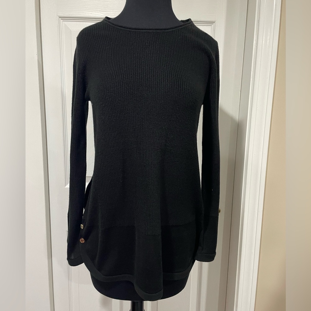 Calvin Klein Black Knit Sweater Sz S